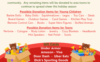 TO KIDS…….FROM KIDS TOY DRIVE 2025